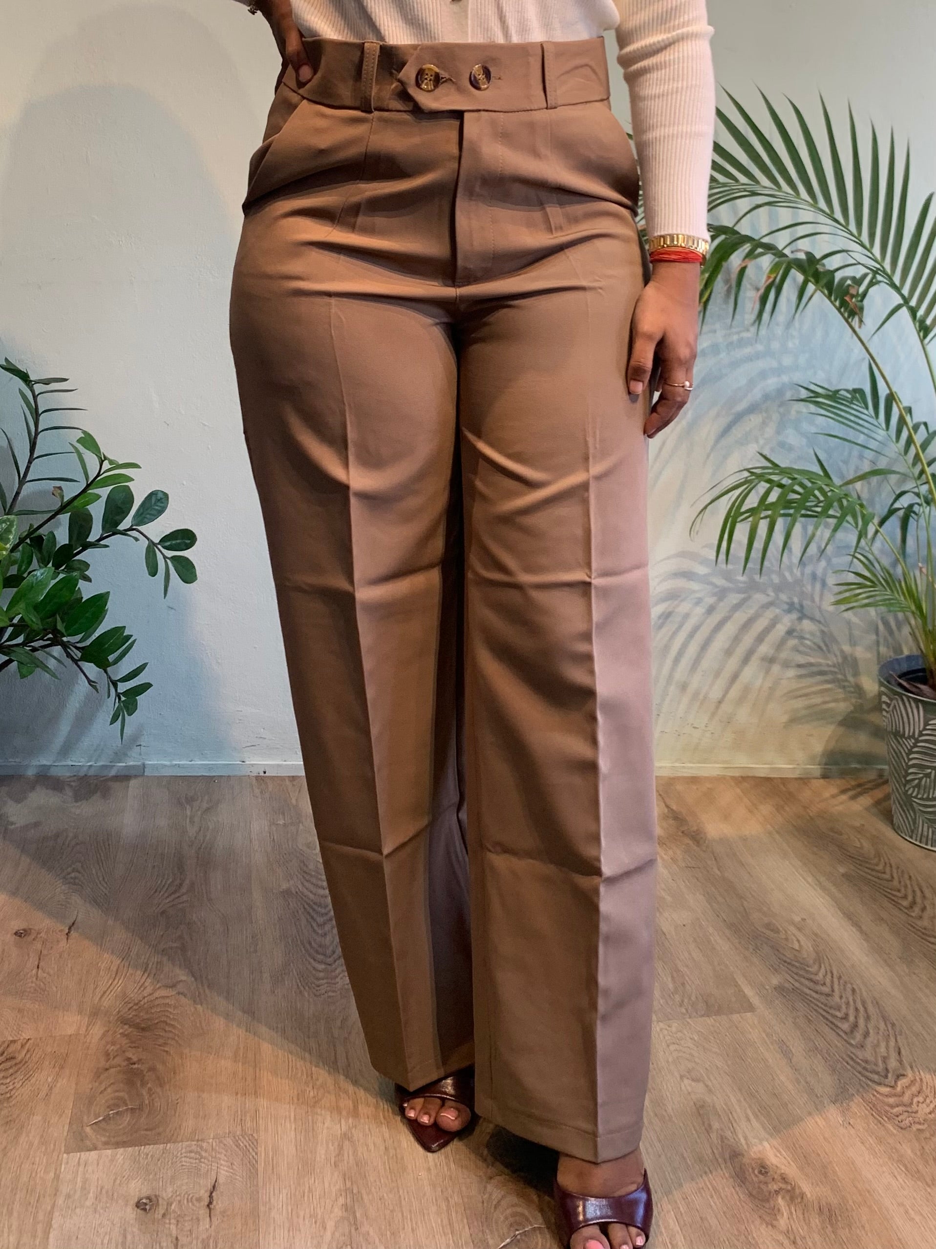 High waist formal pants