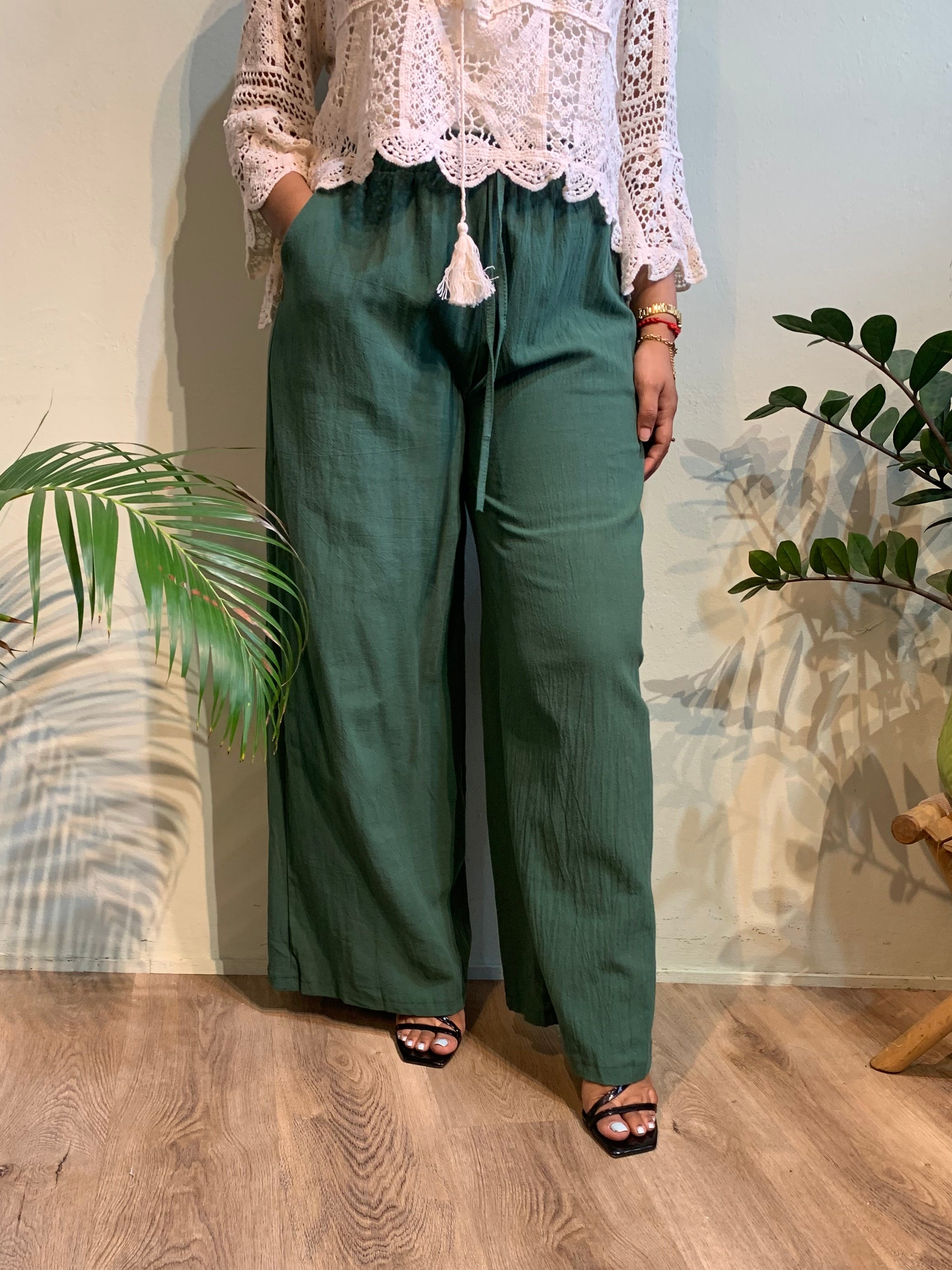 Wide leg effortless pants