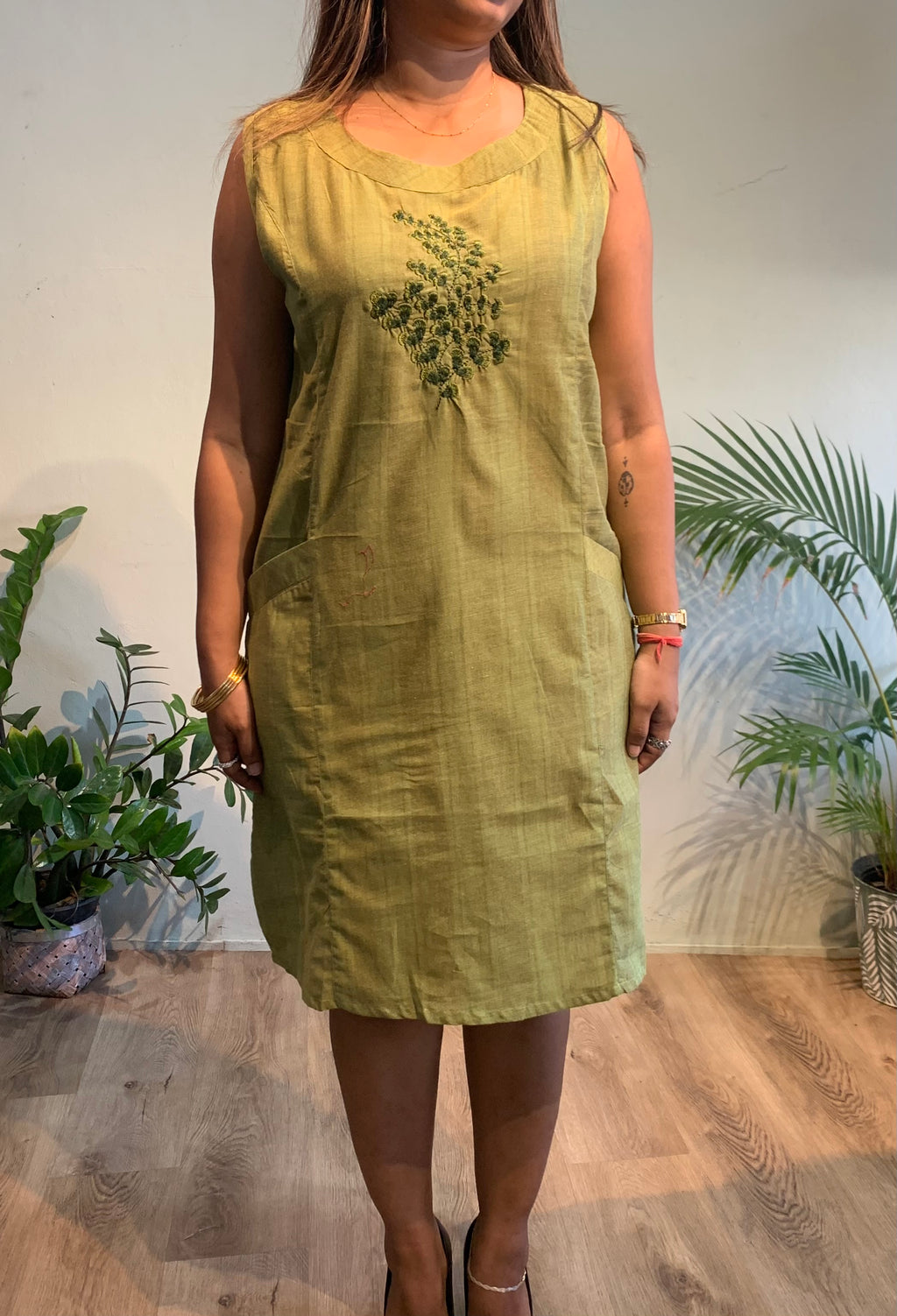 Dress embroidery