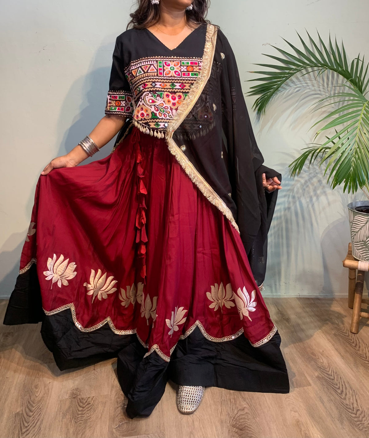 Lotus lehenga
