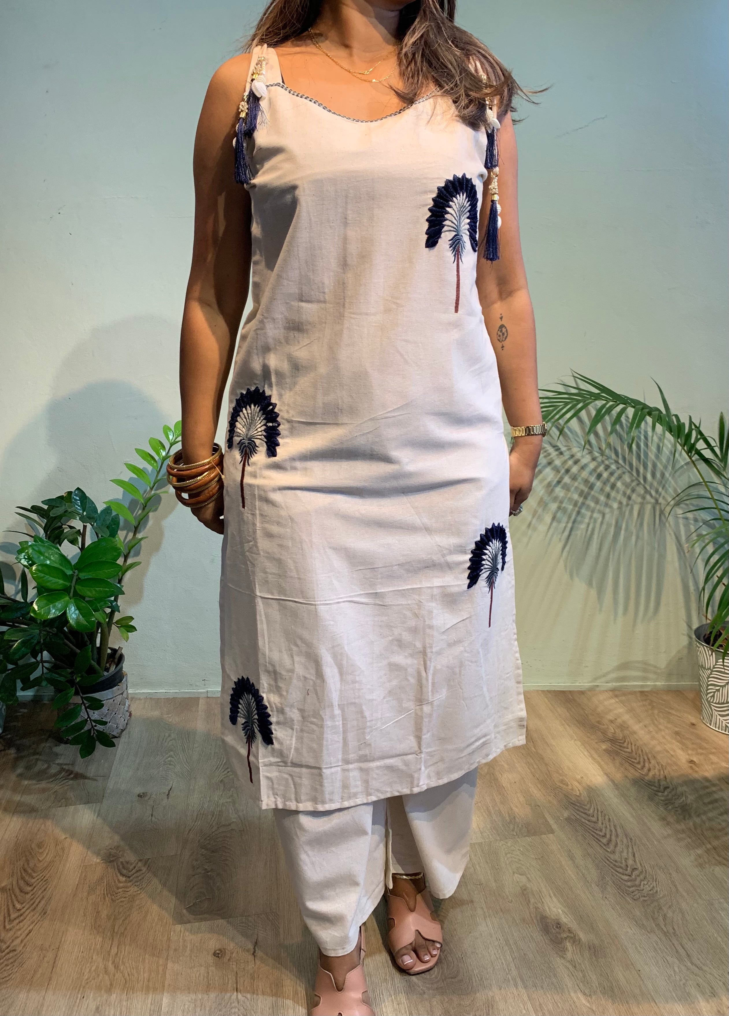 Palm Cotton khadi cordset