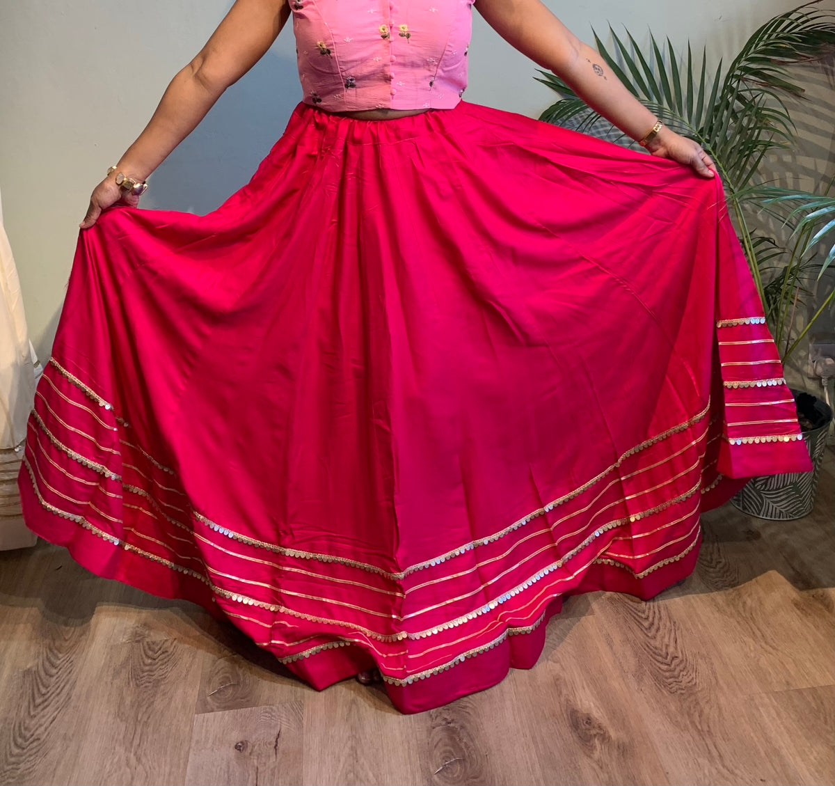 Mrunal lehenga skirt