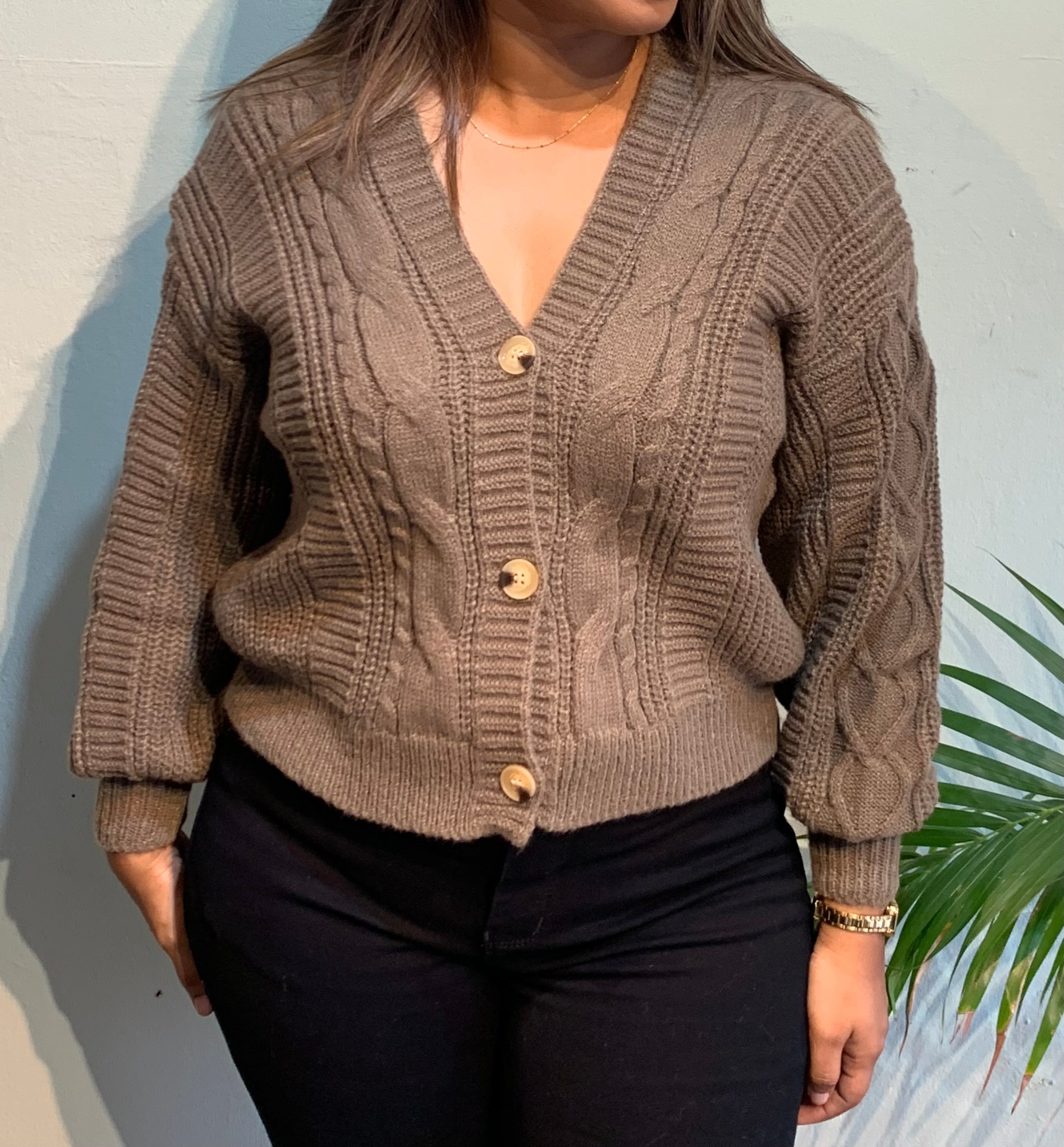 Chunky cardigan