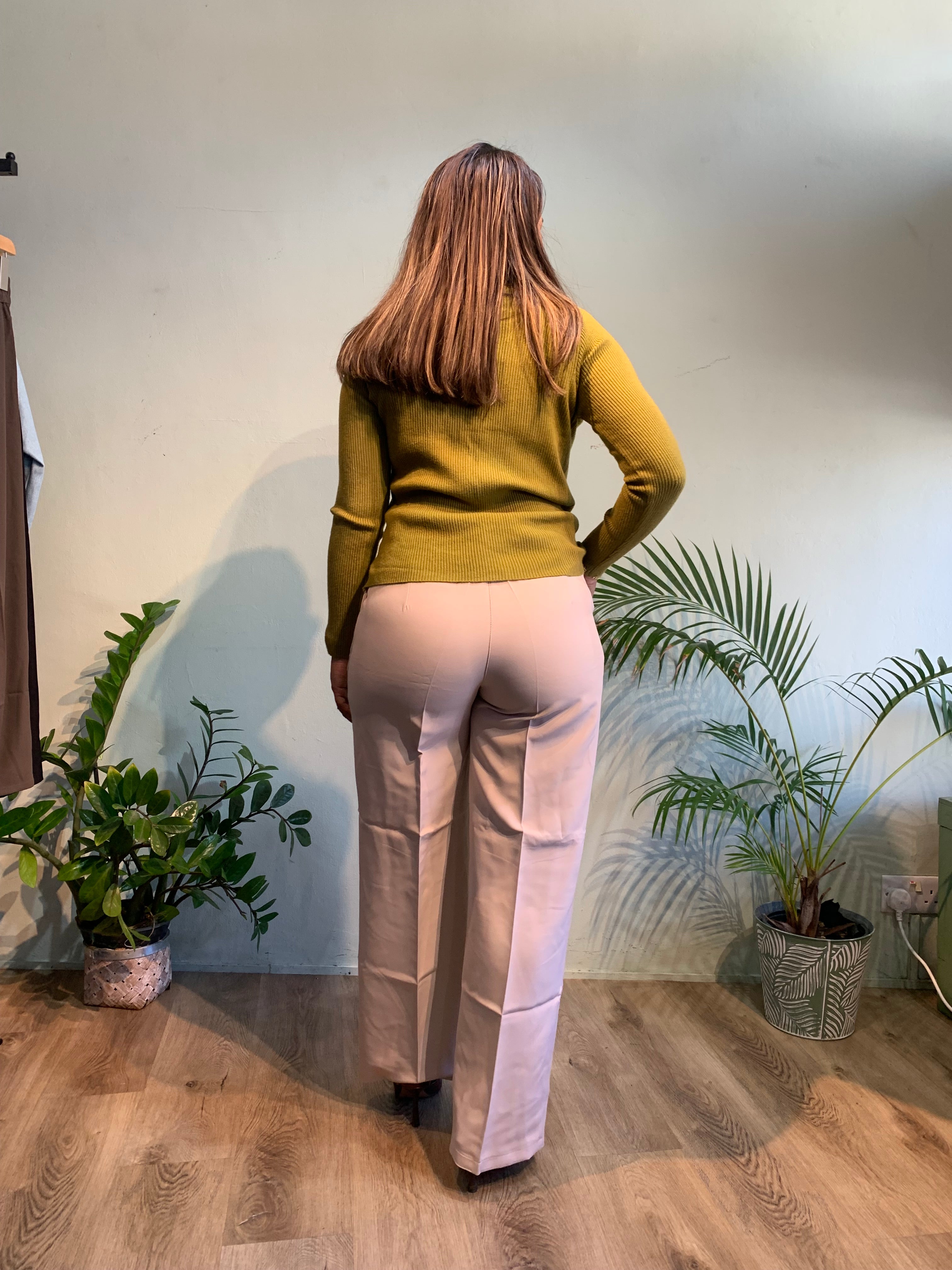 High waist formal pants