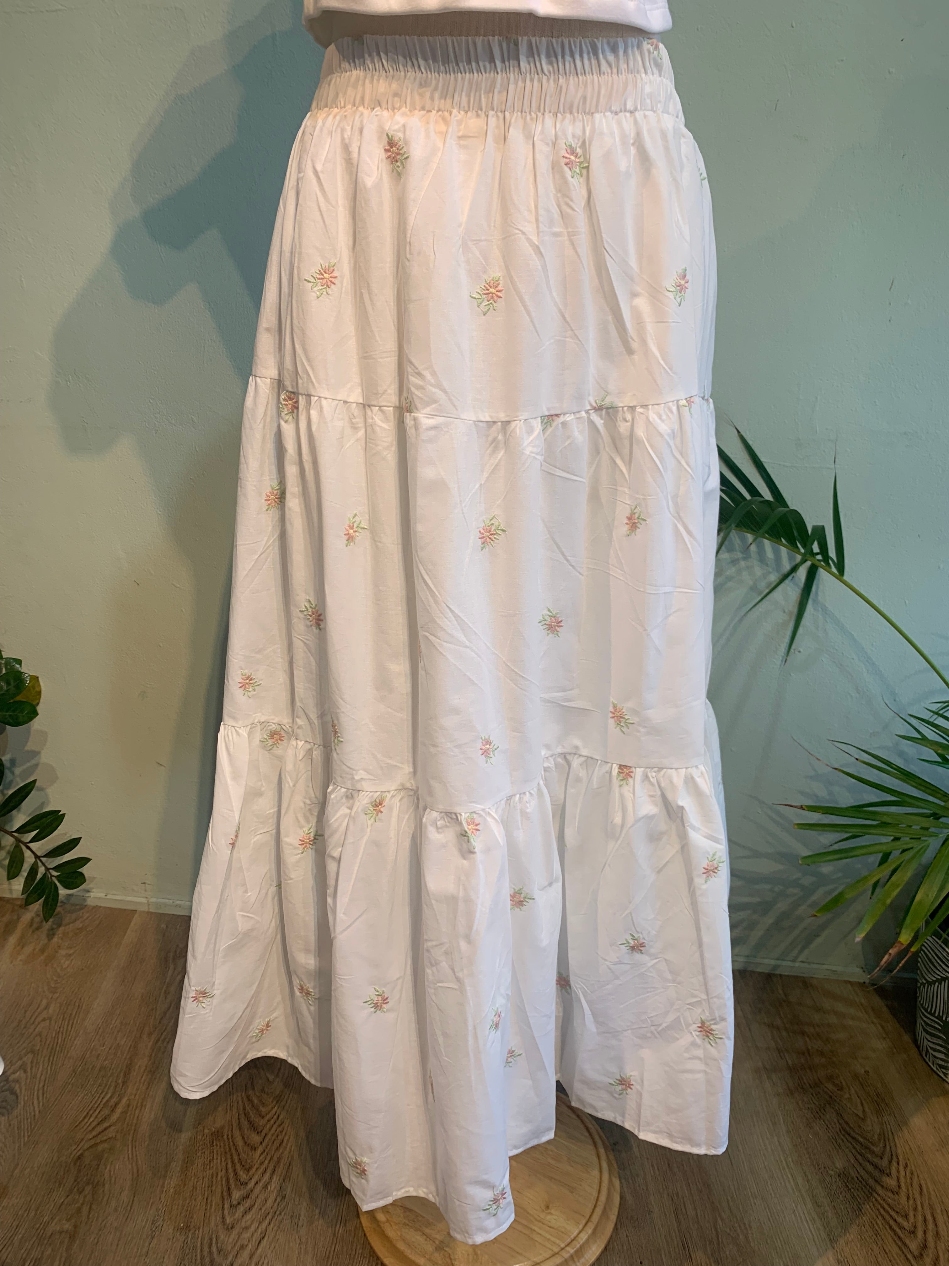 Kleo embroidered skirt