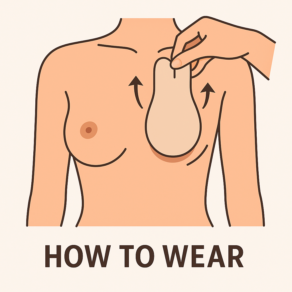 Lifting nipple cover