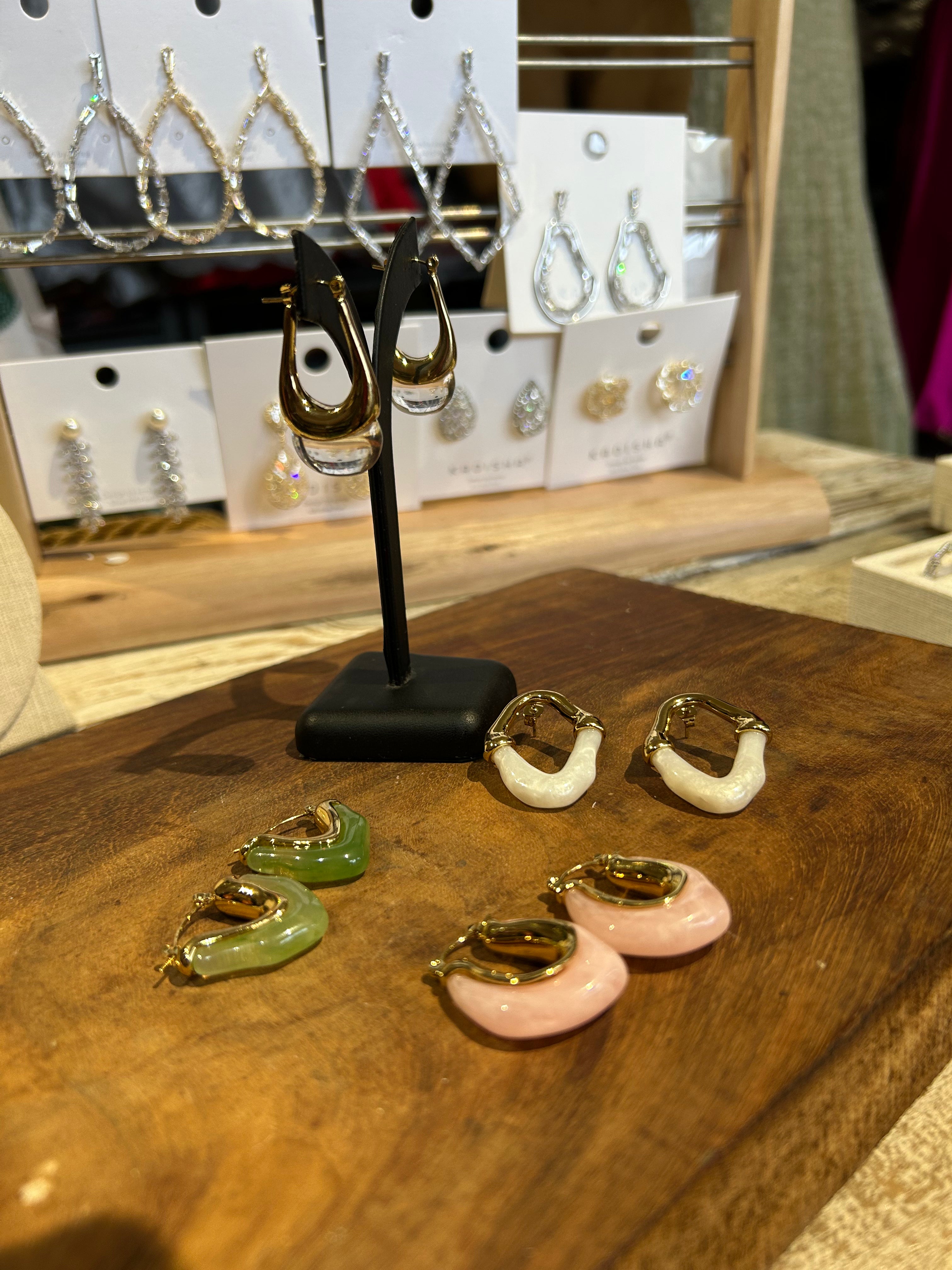 Drop earrings