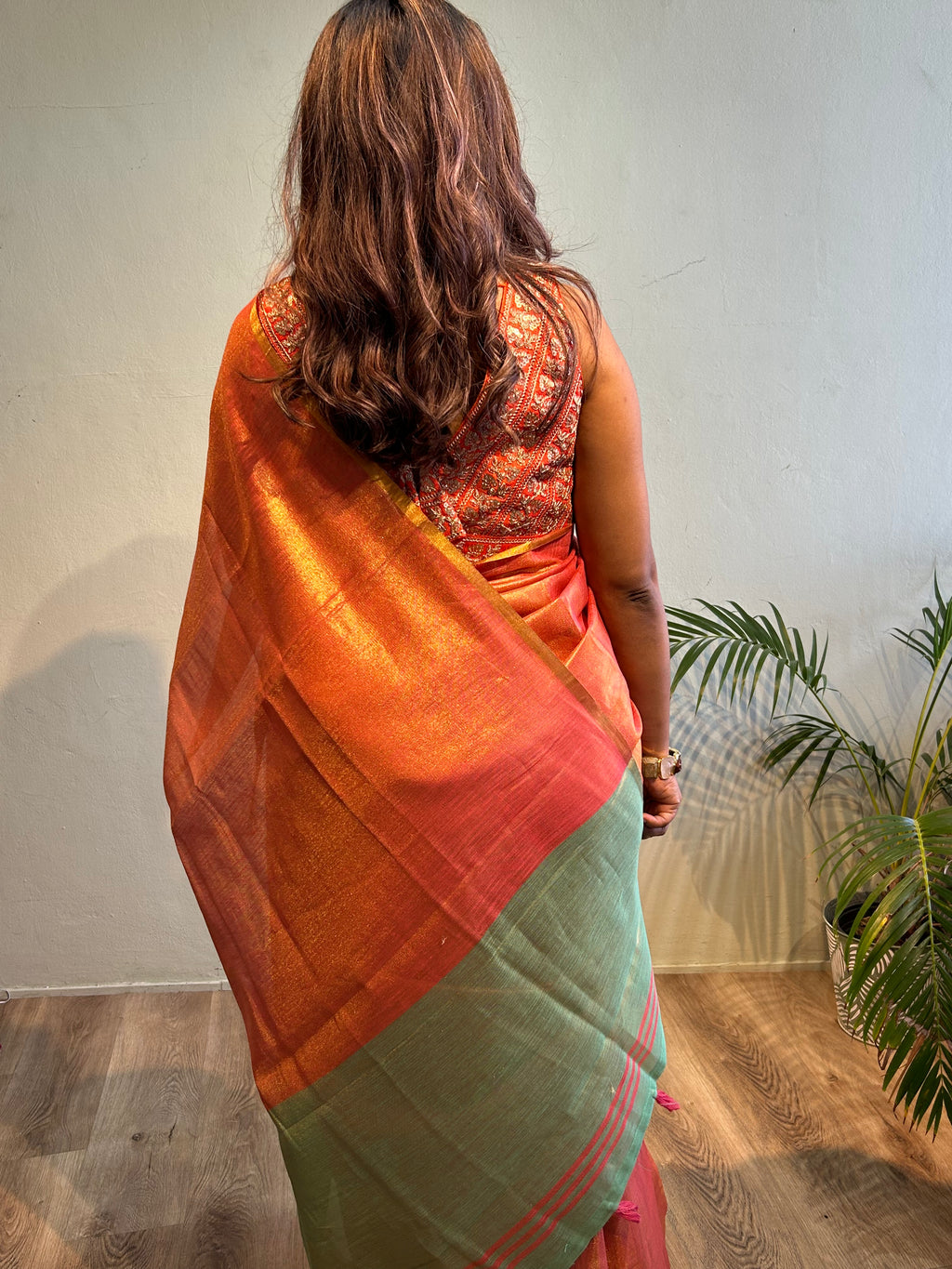 Tissue silk saree