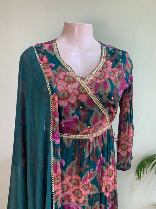 Anarkali 3 pieces set