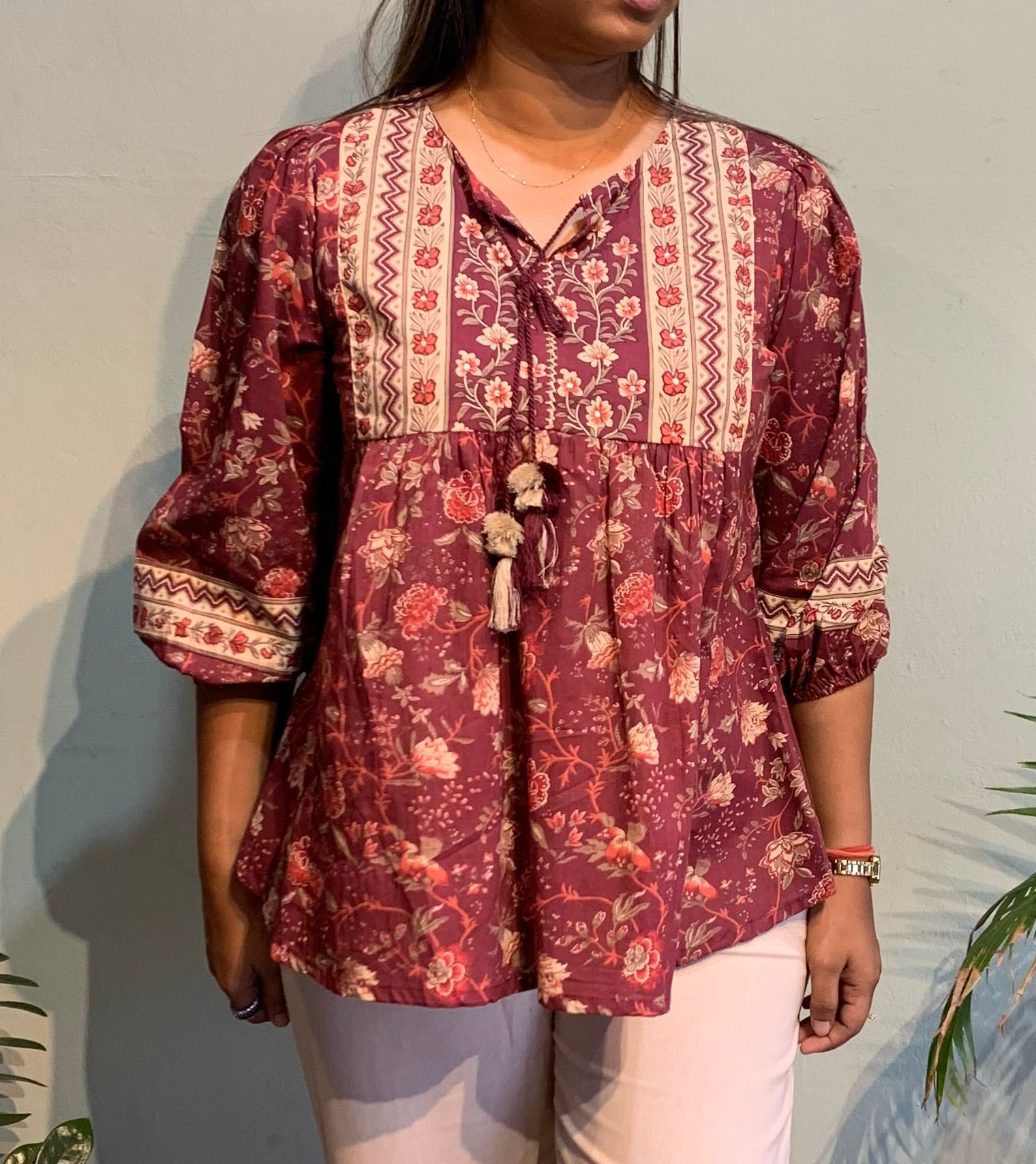 Kelisha cotton blouse