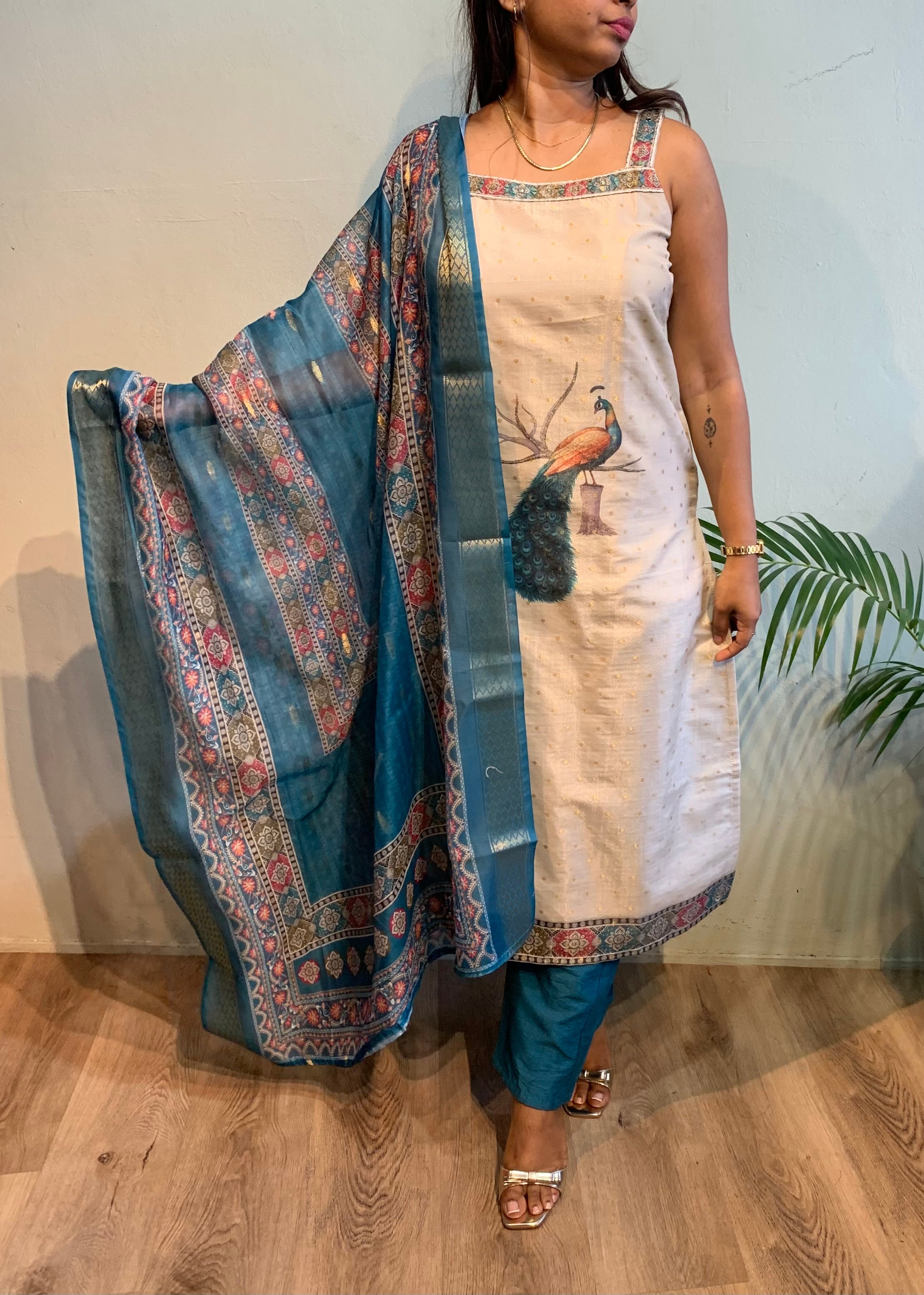 Peacock Churidar