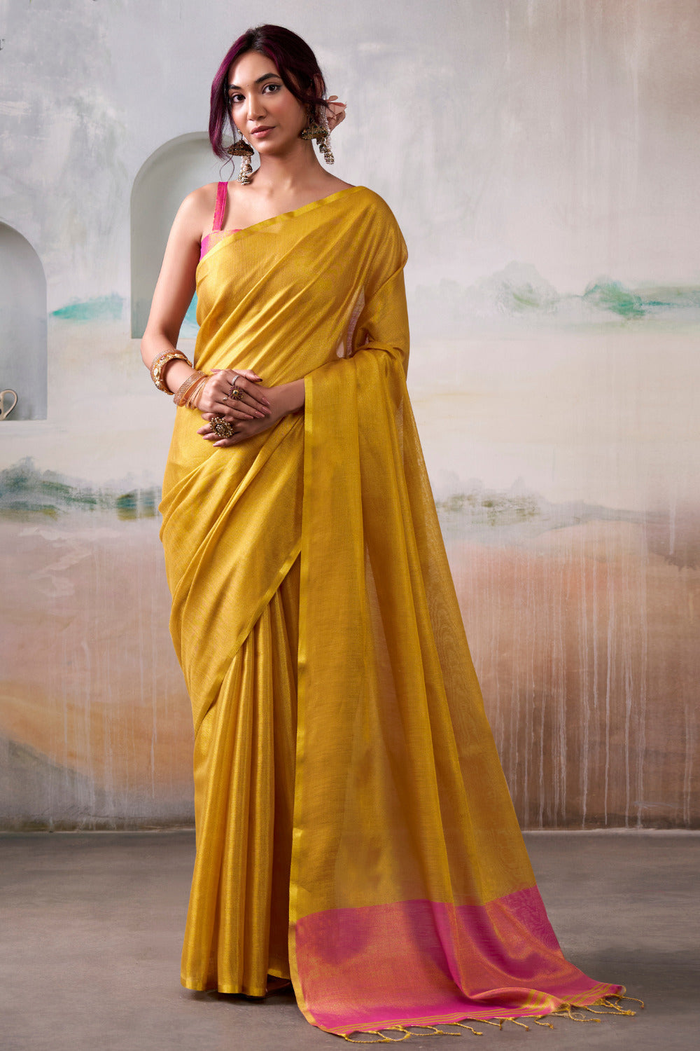 Tissue silk saree